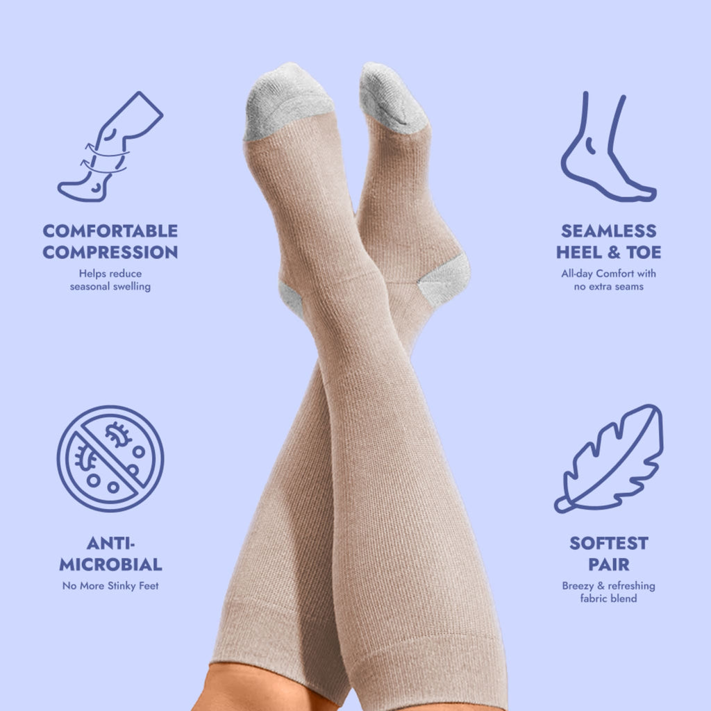 Compression Socks - Pastel 3-Pair Pack