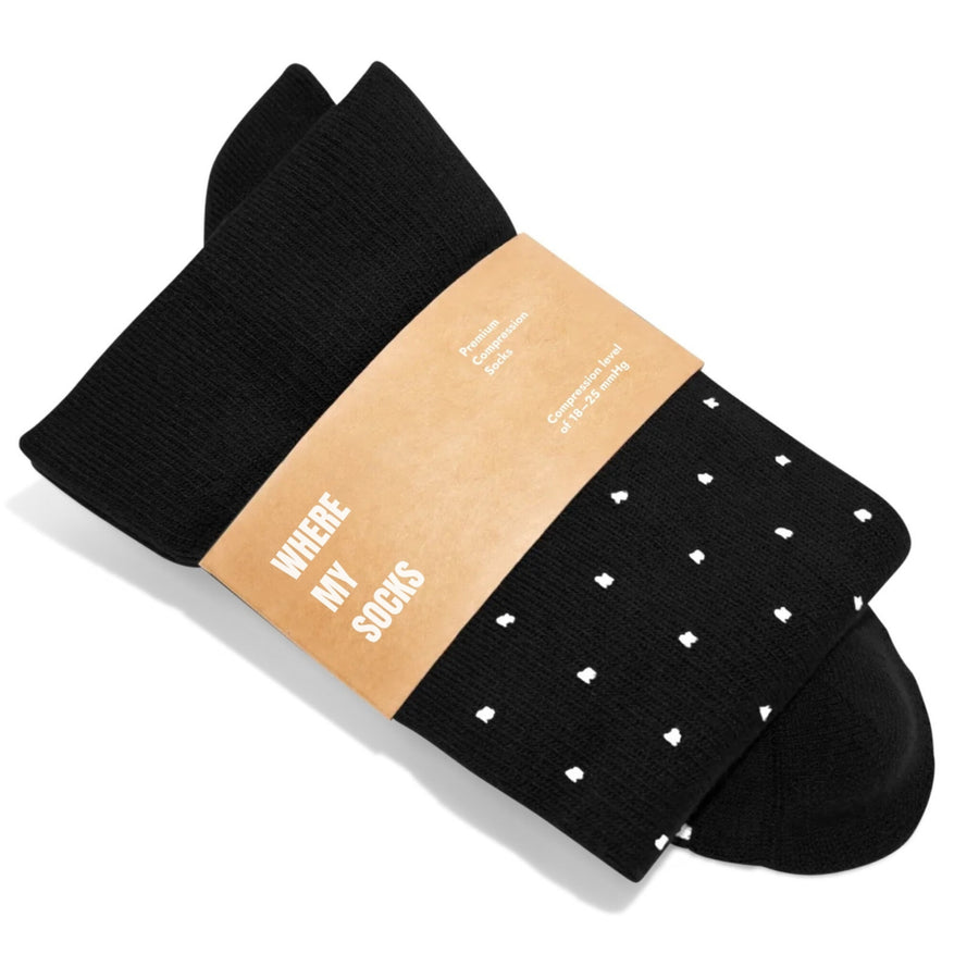 Black Polka Dot