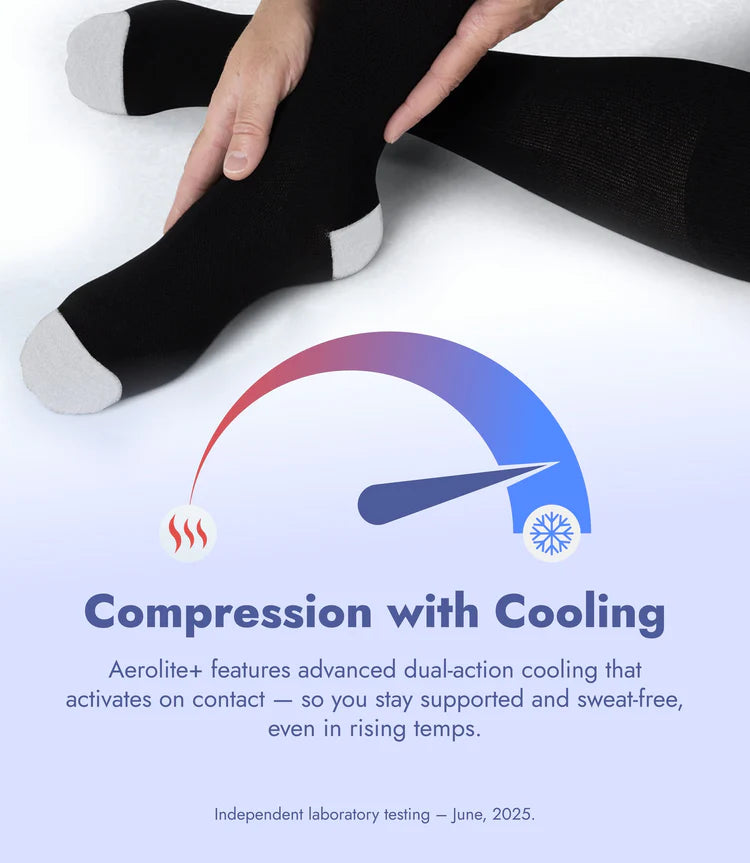 compression dual action section: Cool & Dry Feel
