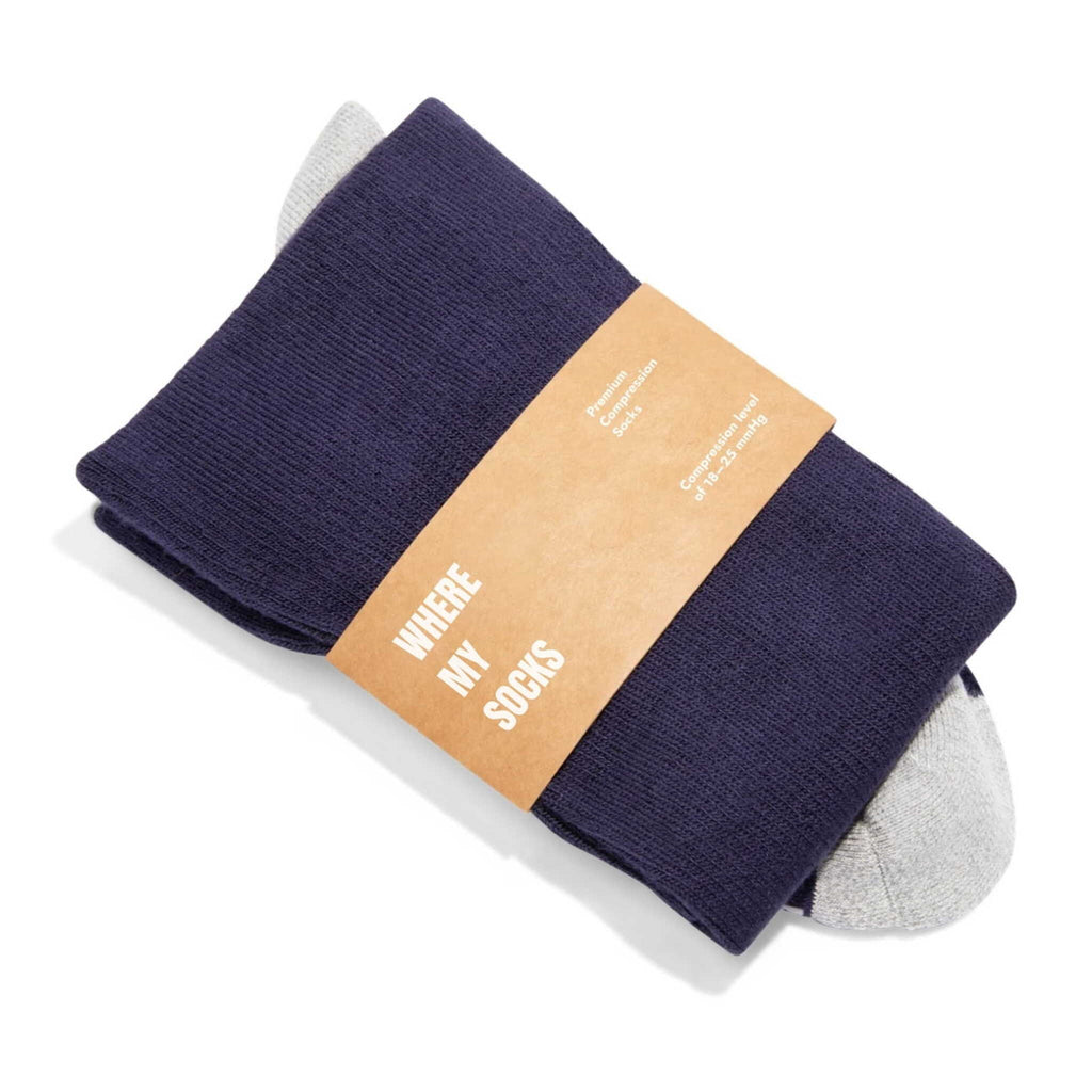 Compression Socks - Midnight Blue (18-25 mmHg)