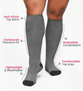 Bamboo Wide Compression Socks