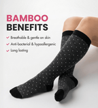 Bamboo Wide Compression Socks