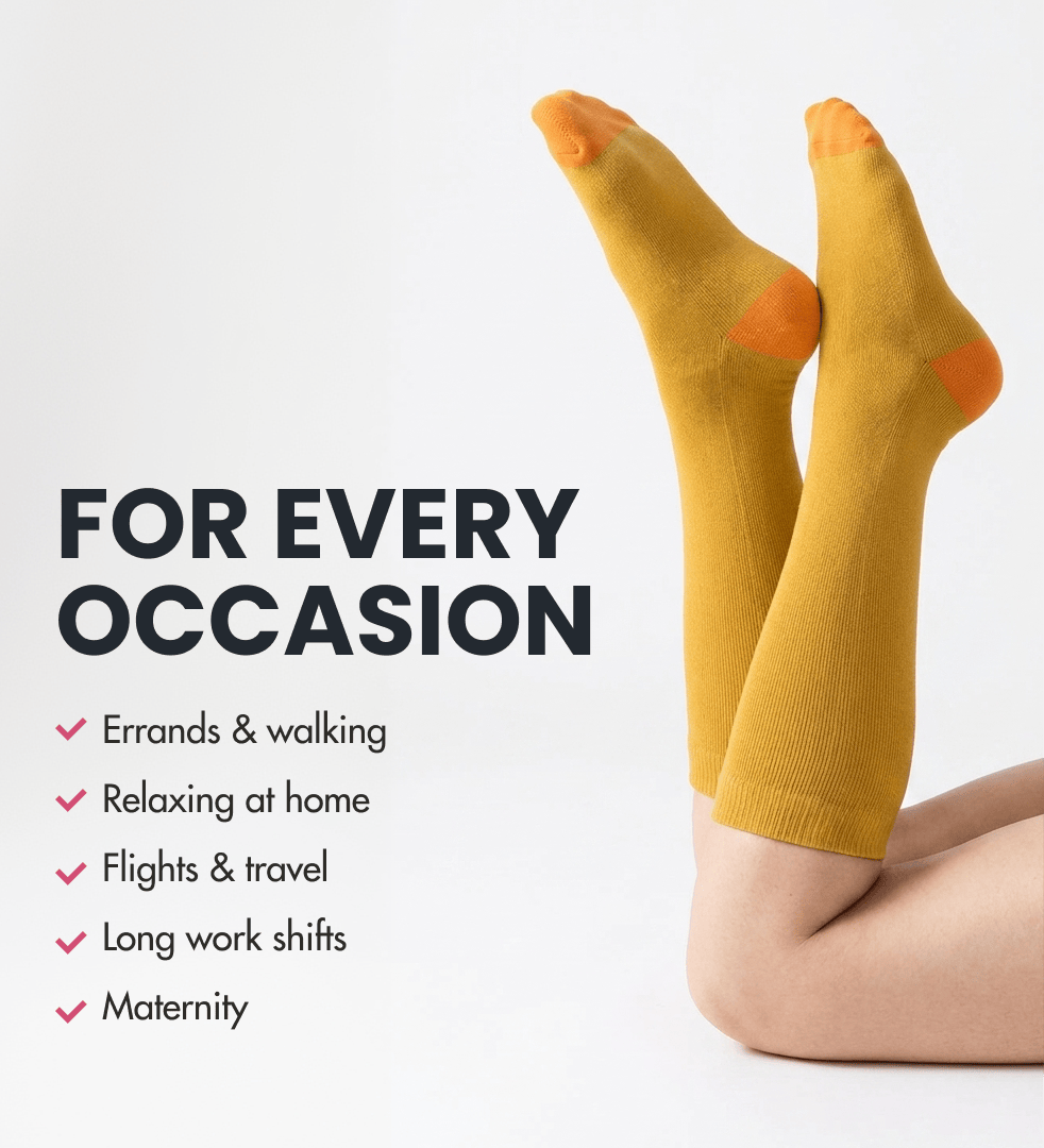 Bamboo Wide Compression Socks