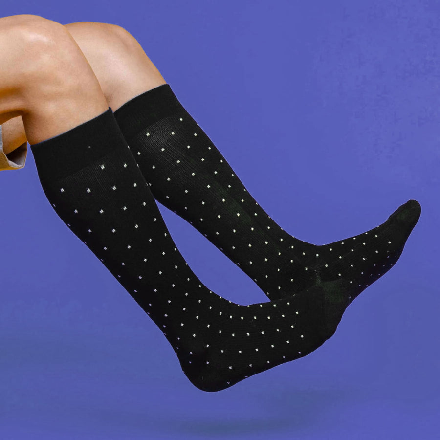 Black Polka Dot
