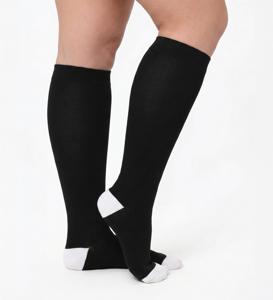Bamboo Wide Compression Socks