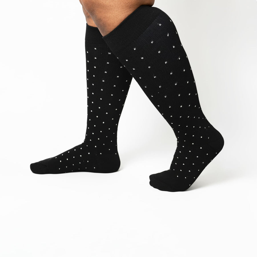 Black Polka Dot
