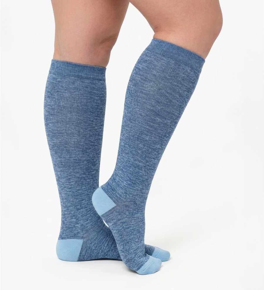 Bamboo Wide Compression Socks
