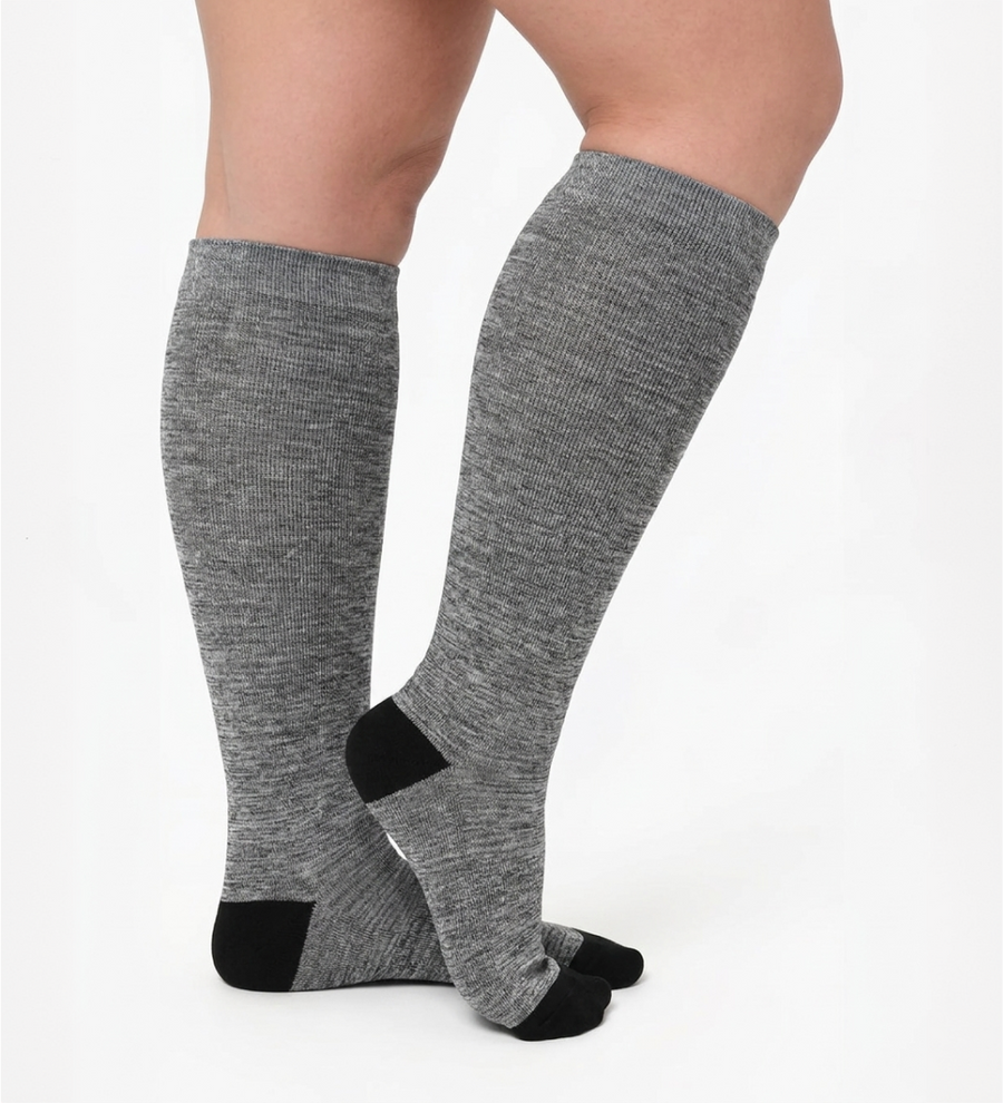 Bamboo Wide Compression Socks