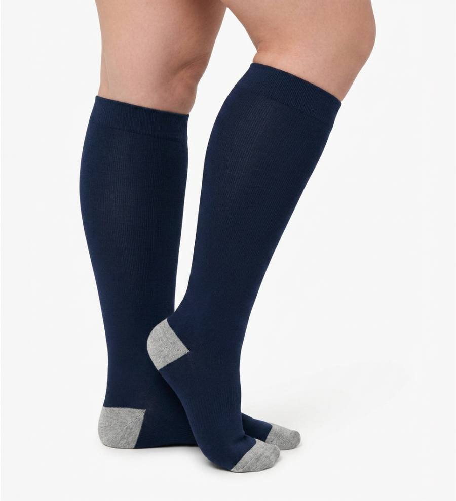 Bamboo Wide Compression Socks