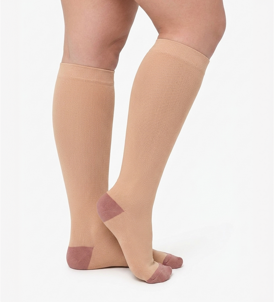 Bamboo Wide Compression Socks