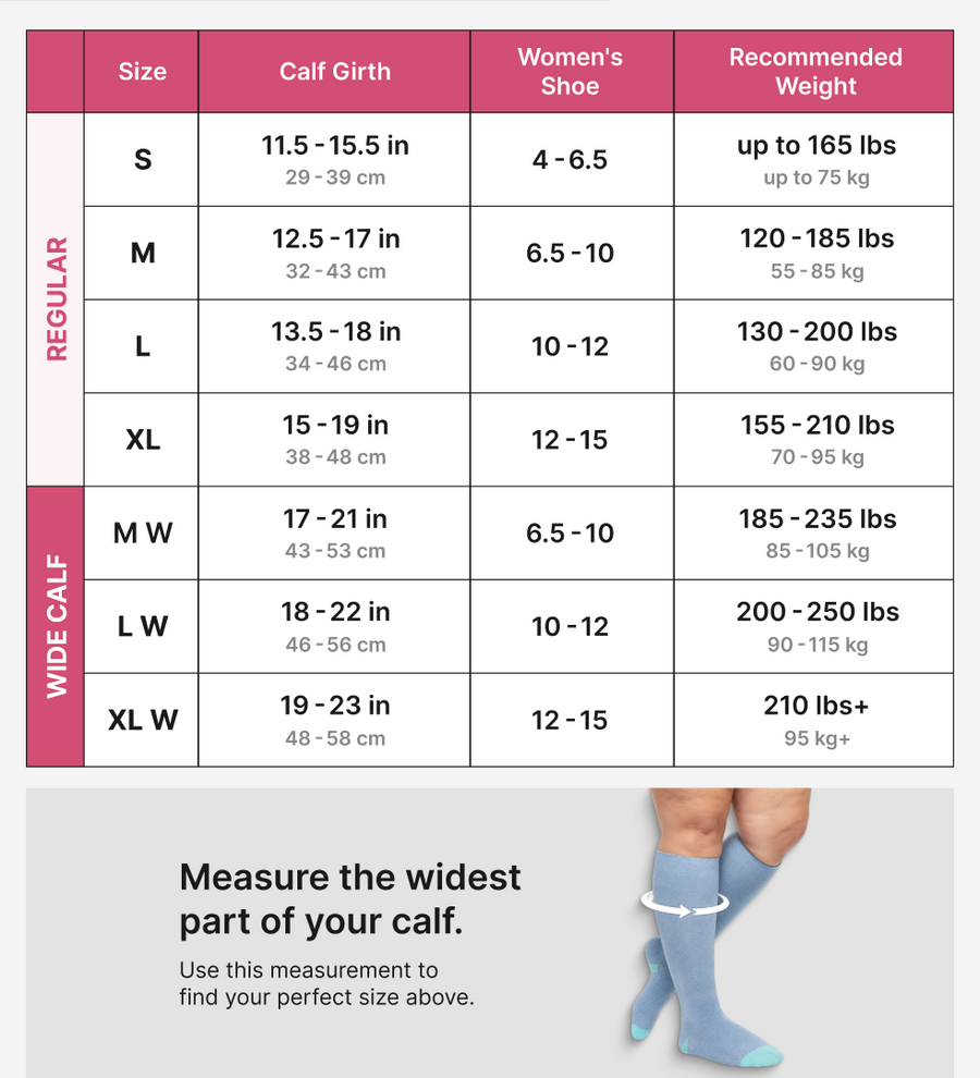 Bamboo Wide Compression Socks